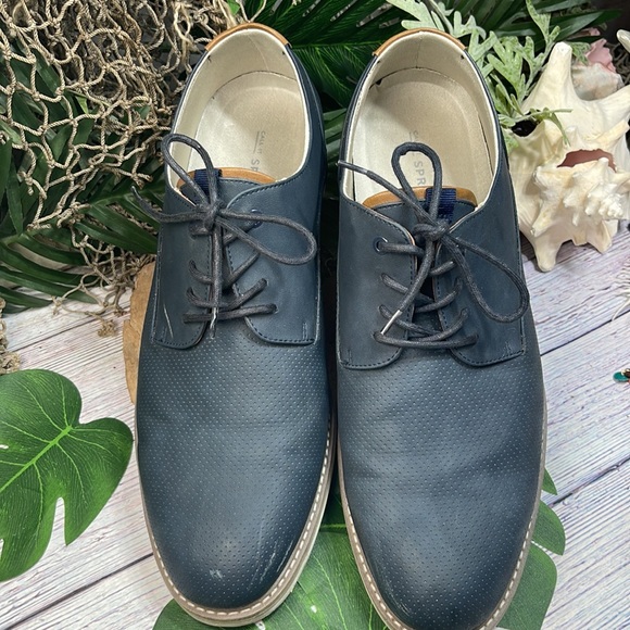 Call It Spring Navy Blue Mens Oxfords Lace up size 12 - Picture 8 of 9